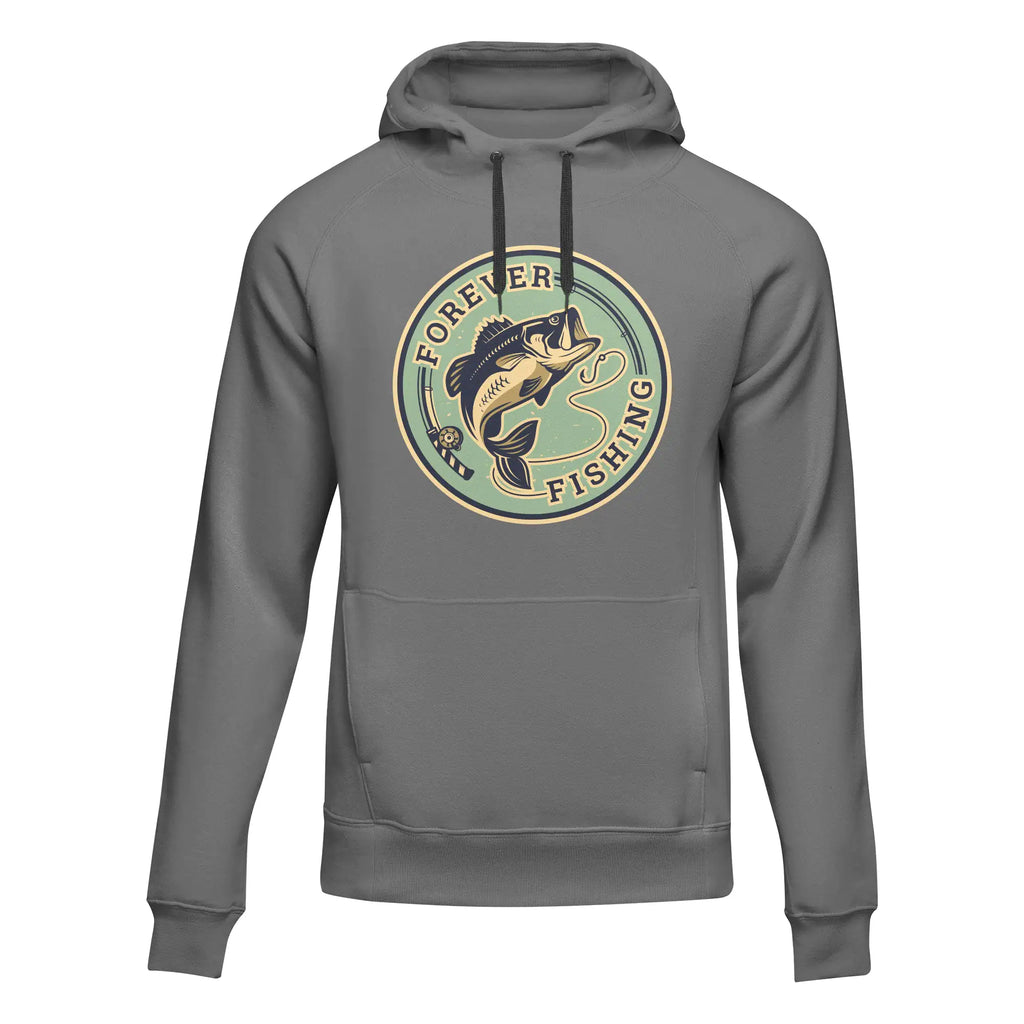 Forever Fishing Unisex Hoodie - Comfortable Outdoor Fishing Apparel
