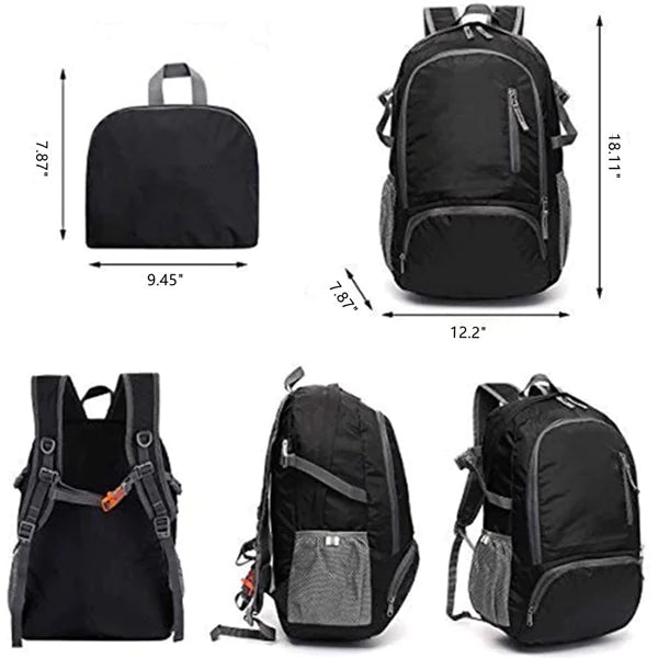 35L Foldable Ultralight Backpack - Packable Hiking Daypack for Travel & Camping