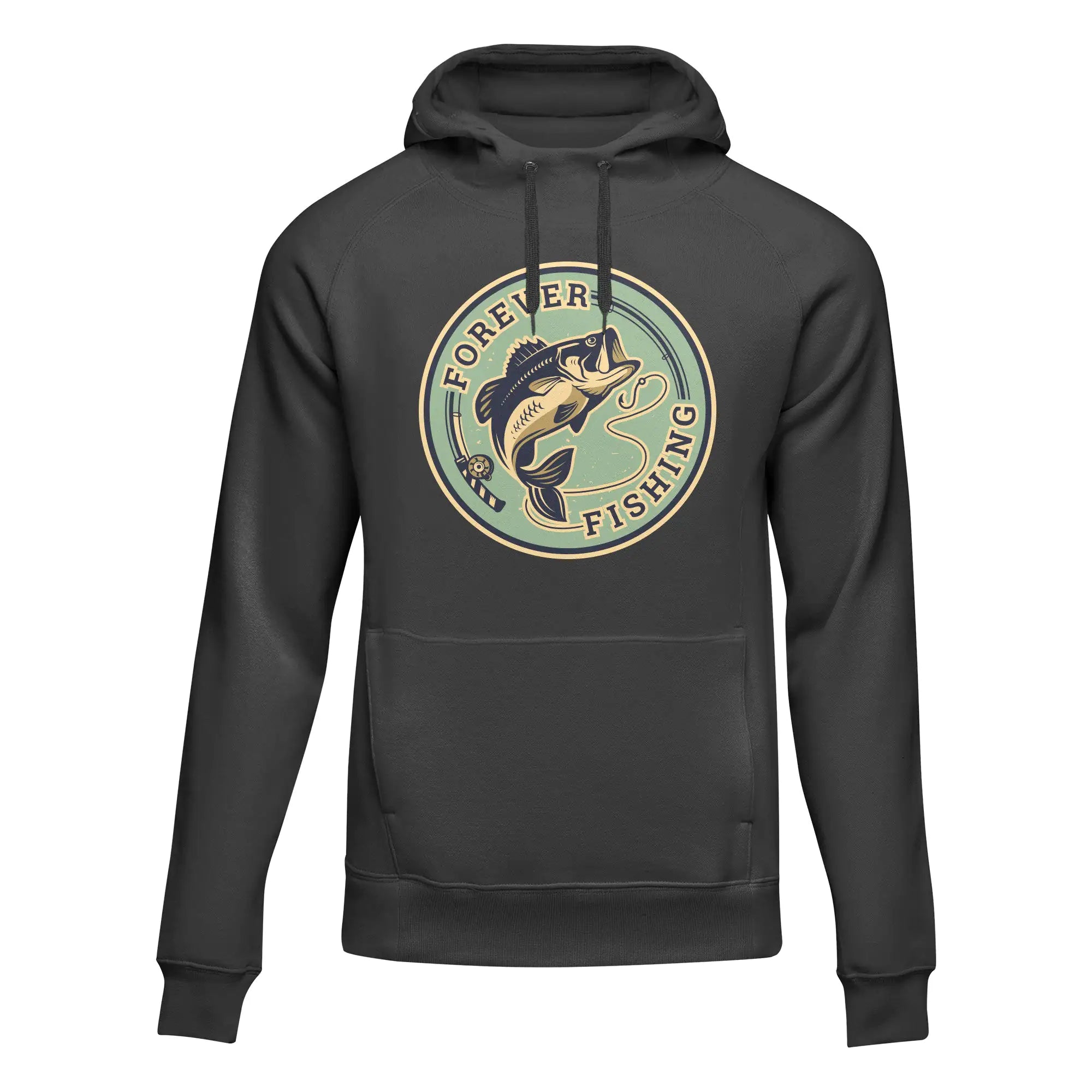 Forever Fishing Unisex Hoodie - Comfortable Outdoor Fishing Apparel