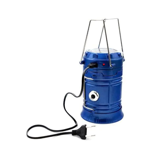 LED Solar Camping Lantern - Collapsible USB Rechargeable with Dual Power