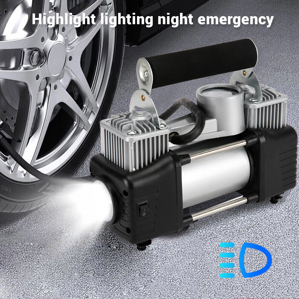 12V 150PSI Car Air Compressor Portable Tyre Deflator Inflator Pump 4WD Car Truck