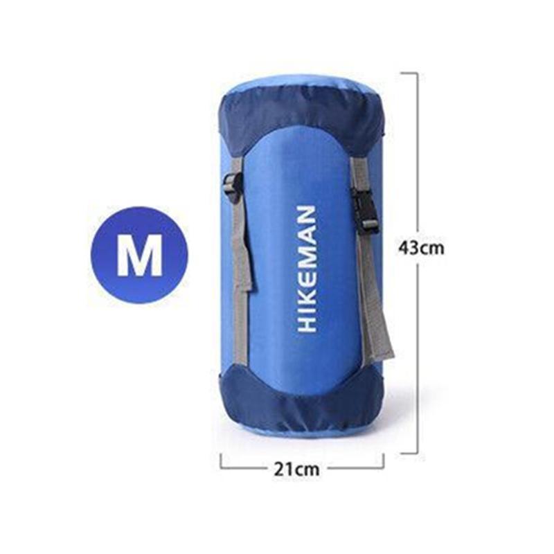 M Size Waterproof Compression Stuff Sack Outdoor Camping Storage Bag Sleeping Bag Cover - Blue