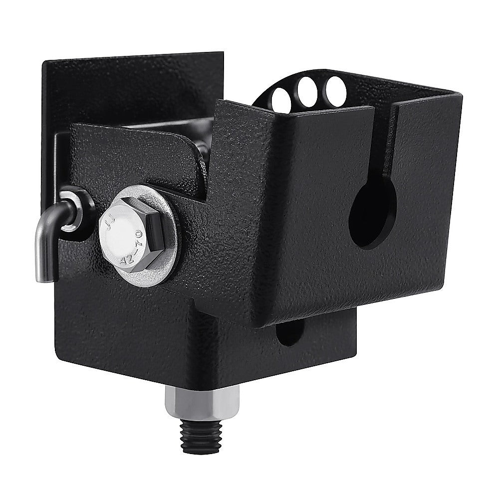 Adjustable Folding UHF Antennas Mount Bracket – Black Bullbar Clamp