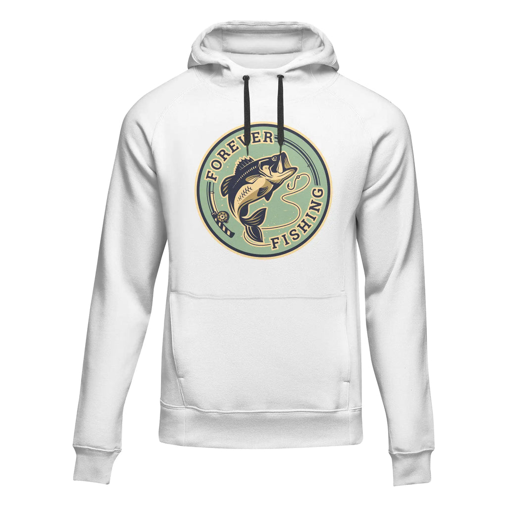 Forever Fishing Unisex Hoodie - Comfortable Outdoor Fishing Apparel