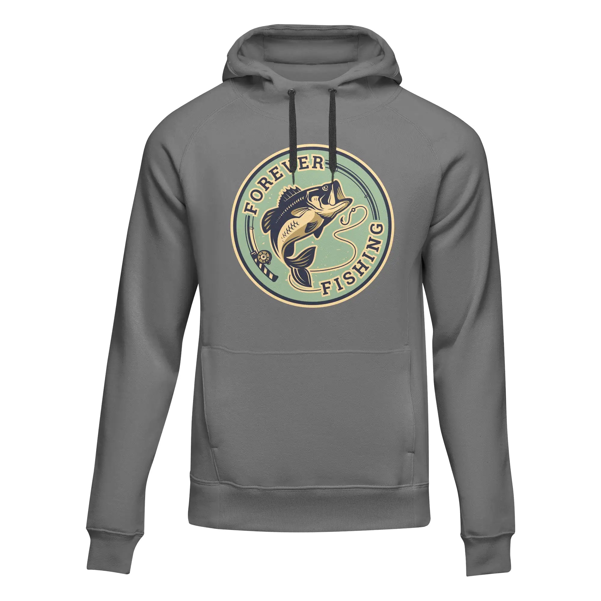 Forever Fishing Unisex Hoodie - Comfortable Outdoor Fishing Apparel