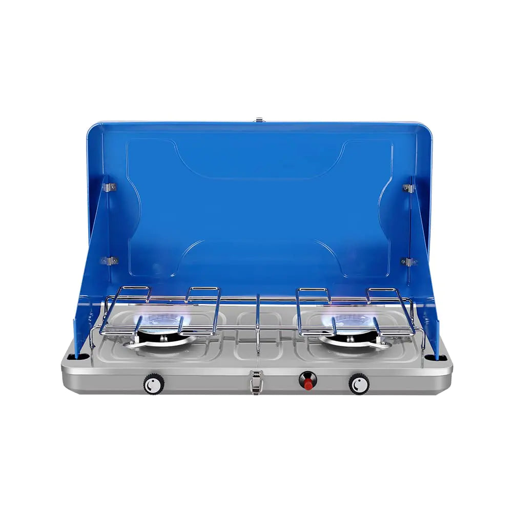 Camplux 20,000 BTU Propane Camping Stove - 2 Burner with CSA Certification