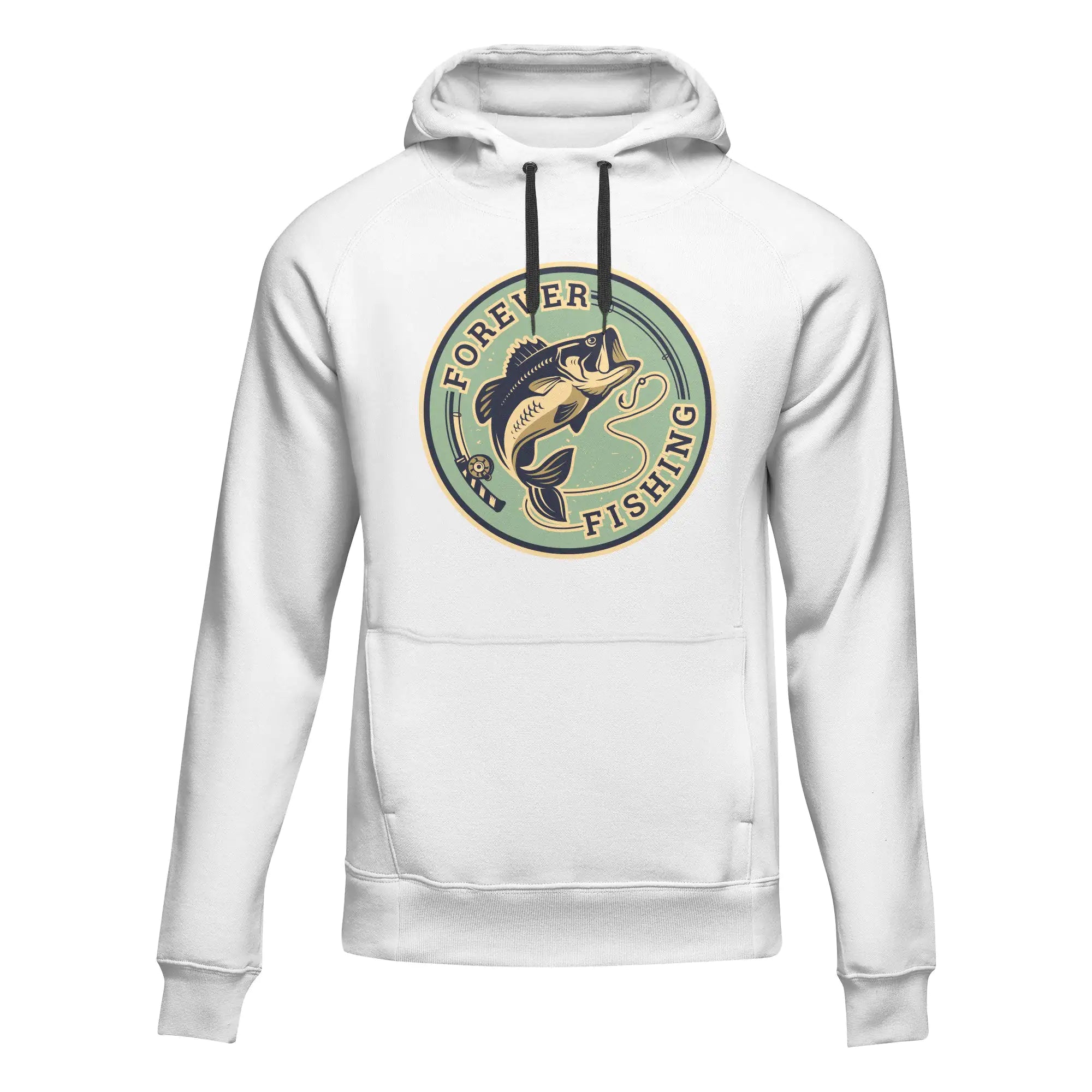 Forever Fishing Unisex Hoodie - Comfortable Outdoor Fishing Apparel