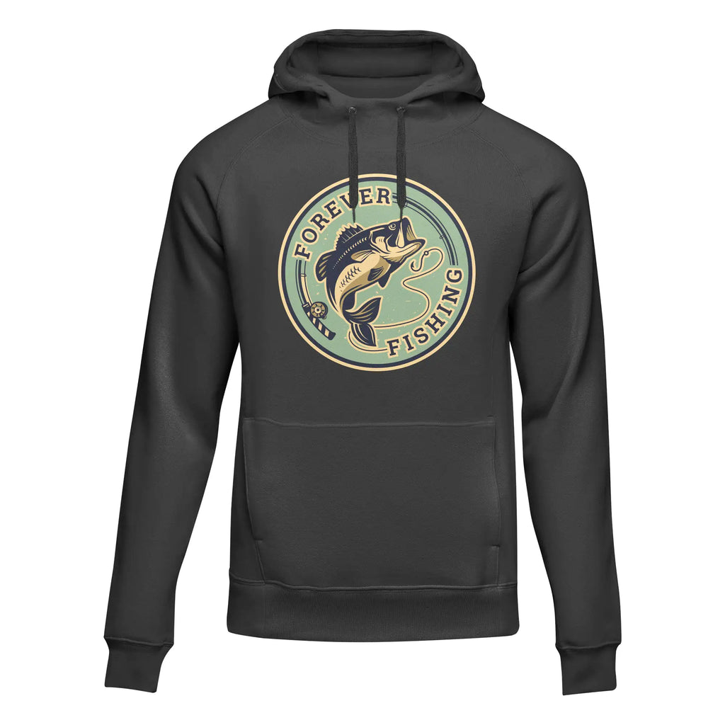 Forever Fishing Unisex Hoodie - Comfortable Outdoor Fishing Apparel